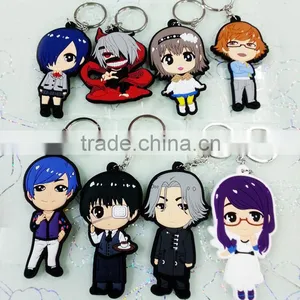 2016 New Style Rubber KeyChain, Silicone Charms-assorted Colors thumbnail-1