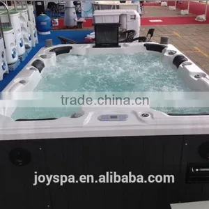 Competitive Price European Design Acrylic Balboa Massage Spa Hot Tub In Professional Factory JY8002 thumbnail-1