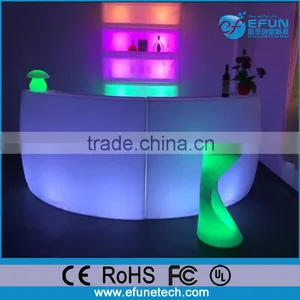 Modern Led Furniture Set ,illuminated Led Glowing Counter for Restaurant thumbnail-2