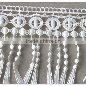 Special Design 12.5cm Width Polyester Macrame Fringe Lace Trim Water Soluble thumbnail-5