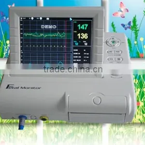 24 Hour Real-time Monitoring Prenatal Fetal Monitor TOCO FHR Fetal Move Optional Extra Ultrasonic Transducer thumbnail-1