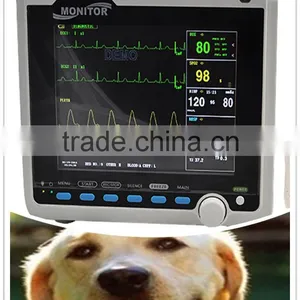Veterinary 8.4 Inch Multi-parameter Vet Patient Monitor for Animal ECG NIBP SPO2 PR thumbnail-1