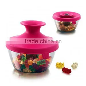 Airtight Pop-Top PP Clear Storage Food Candy Plastic Jar thumbnail-2