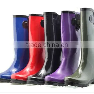 Fashion Sexy Ladies Rain Boots thumbnail-1