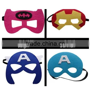 Wholesale Halloween Cosplay Costume Soft Felt Superhero Mask for Kids thumbnail-3