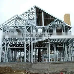 Durable Light Steel Structure of Greenhouse,garage,mobile House thumbnail-2