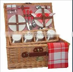 Hunmanmade Willow Picnic Basket thumbnail-1