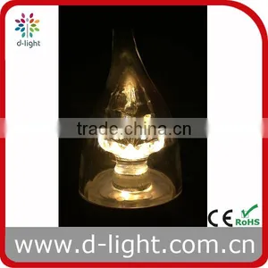 CAL38 DIMMABLE 350LM 4.5W EQUAL TO 30W E27 CHANDELIER CRYSTAL LIGHT BULB FOR AMERICAN MARKET thumbnail-2