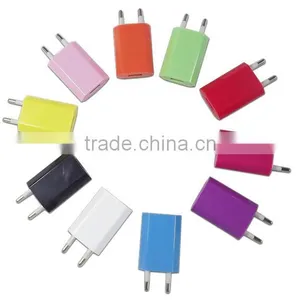 EU Home Charger Usb Travel Adapter AC Wall Adapter Charger Home Charger For Samsung S4 I9500 N7100 I9300 I9220 White&Black thumbnail-1