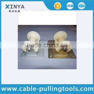 10KN Load Capacity Straight Line Nylon Cable Roller Cable Pulley thumbnail-1