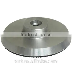 Diamond Polishing 5/8-11 Thread 4 Inch Aluminum Backer Pad thumbnail-1