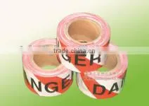 High Quality Custom Printed PE Hazard Warning Tape Plastic Barricade Tapes. thumbnail-1