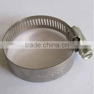 Wells CE Hardware Polished SS304 Stainless 316 Hose Clamps for Pipeline thumbnail-6