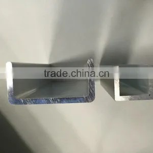 Clear Anodised 6063 Aluminum Ladder Rungs Extrusion Profile thumbnail-6