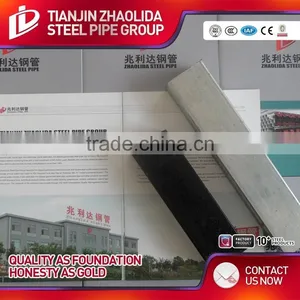 Q195 Q235 Q345 Material Welded Pre Galvanized Rectangular and Square Steel Pipe for Greenhouse Furniture Fence Post thumbnail-1