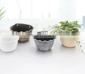 Garden Wall Decoration Modern Outdoor Planter Pottery Iron Flowerpot Painting thumbnail-1
