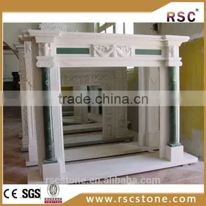 Modern Style Artificial Marble Fireplace Surround Prices thumbnail-1