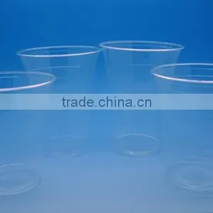 Transparent Plastic Cup With Lid (not for Hot Liquid) 100% Biodegradable PLA thumbnail-2