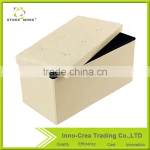 Wholesale Durable OEM PVC Multi-Function Storage Ottoman thumbnail-3