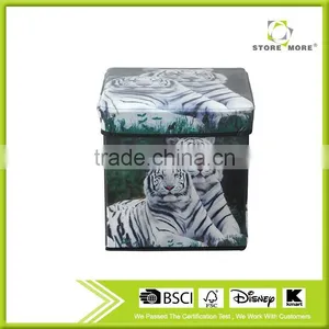 Tiger Design, Home Decorate Ottoman, Footstool thumbnail-2
