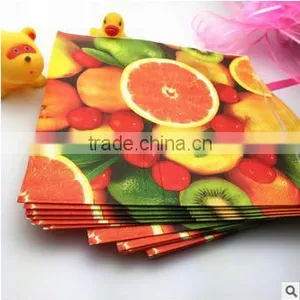 330*330 Various Designs Pulp Paper Napkin thumbnail-5