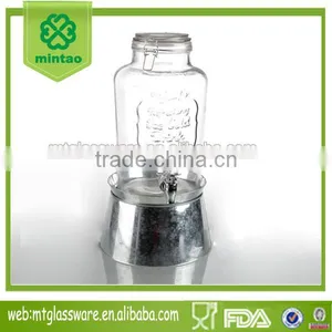 266oz Cheap Clear Machine Made Dispenser With Metal S'tand thumbnail-1