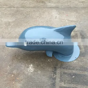 Outdoor Fiberglass Dolphin Statue thumbnail-4