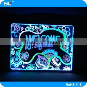 LED Writing Board/ Wireless LED Message Board/ LED Light Display Advertising Board thumbnail-4