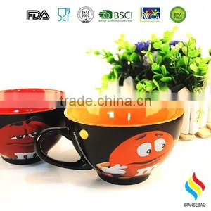 LFGB Passed Hot Sale Glazed Coffee Mug With Customized Design thumbnail-2