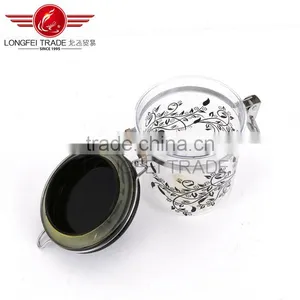 Good Design Wholesale Small 10*11cm Plastic Airtight Jars / Storage Box With Stainless Steel Lid /Cover thumbnail-2