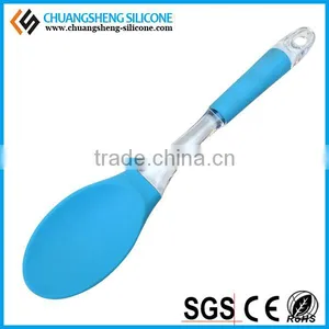 Kids Favourite Non Broken FDA Grade Silicone Spoon, Soup Spoon, BABY Eating Spoon thumbnail-1