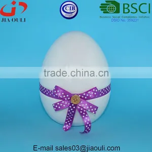 Easter Decorations Ceramic Spring Eggs With Ribbon Bowknot thumbnail-2