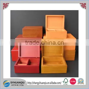 Decorative Christmas Gift Boxes Small Wood Box Packaging Box thumbnail-1