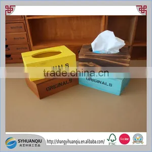 Original Home Deocor Wooden Tissue Box thumbnail-1