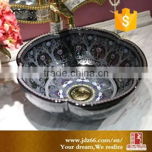 Jingdezhen Ceramic Washbasin Table Top Hand Wash Basin thumbnail-3