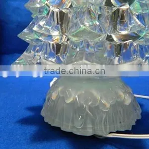 Dongguan Acrylic Factory Crystal Led Tower Christmas Tree With Try me thumbnail-3