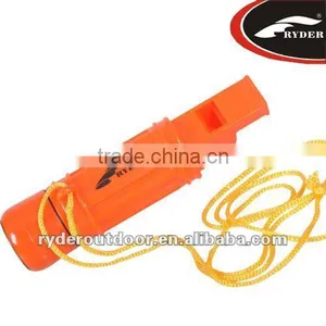5 in 1 Orange Plastic Whistle thumbnail-1