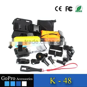 High Quality 18 in 1 Kit Used for Gopros Heros 4 Sports Camera Accessories Action Camera Cases thumbnail-2