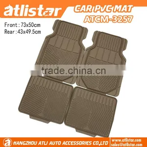 Soft Pvc Door Car Mats Good Smell in Black Color thumbnail-1
