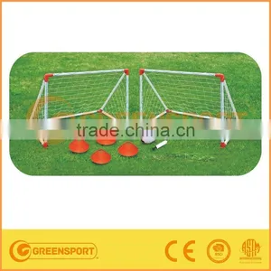 Two Plastic Goal Training Football Set thumbnail-1