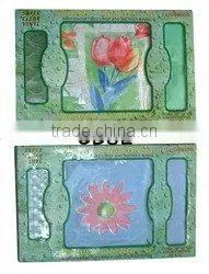 Color Box PVC Shower Curtain Set thumbnail-1