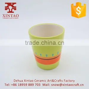 High Quality Hand Painted Colorful Pattern Ceramic Coffee Mug With Handle thumbnail-3