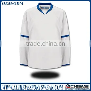 2017 Custom Logo Style Subliamtion Ice Hockey Jersey Shirt thumbnail-1