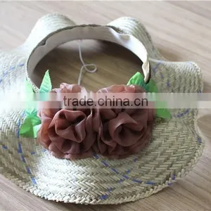 Hand Make Frowers Straw Hat/JAZZ Straw Hat thumbnail-5
