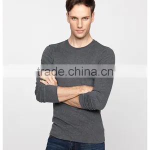 Custom100% Cotton O Neck e Winter Tee Long Sleeve Blank Shirts Men T-shirt thumbnail-2