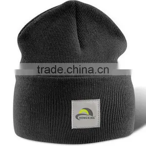 Cuff Blank Plain Ski Custom Knit Skull Beanie thumbnail-2