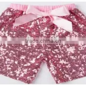 China Product and Factory Direct Sale Wholesale Cotton Sequin Sparkle Shorts for Baby Kids for Sports thumbnail-6