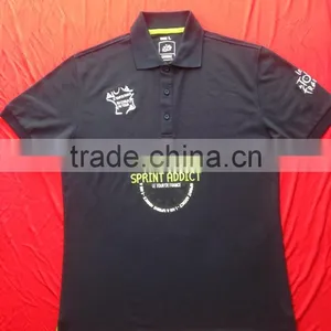 High Quality of Custom Polo Shirt, 100% Cotton Pique, Printing and Embroidery thumbnail-2