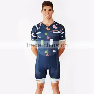 Kroad Triathlon Padded Quick Dry Sleeveless Swimming Running Cycling Tri Suit thumbnail-4