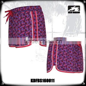 High Quality Girls Gym Shorts Sublimation Print Womens Running Shorts thumbnail-1